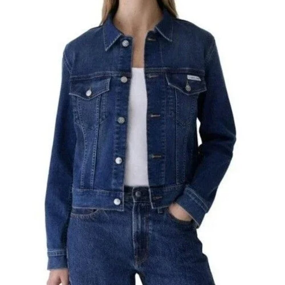 NWT - Calvin Klein Classic Trucker Jacket – Size XXL